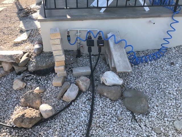 M1 2019 garden taps enclosure